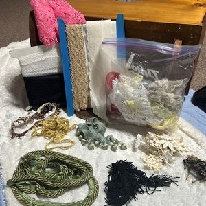 Vintage lace and trims
